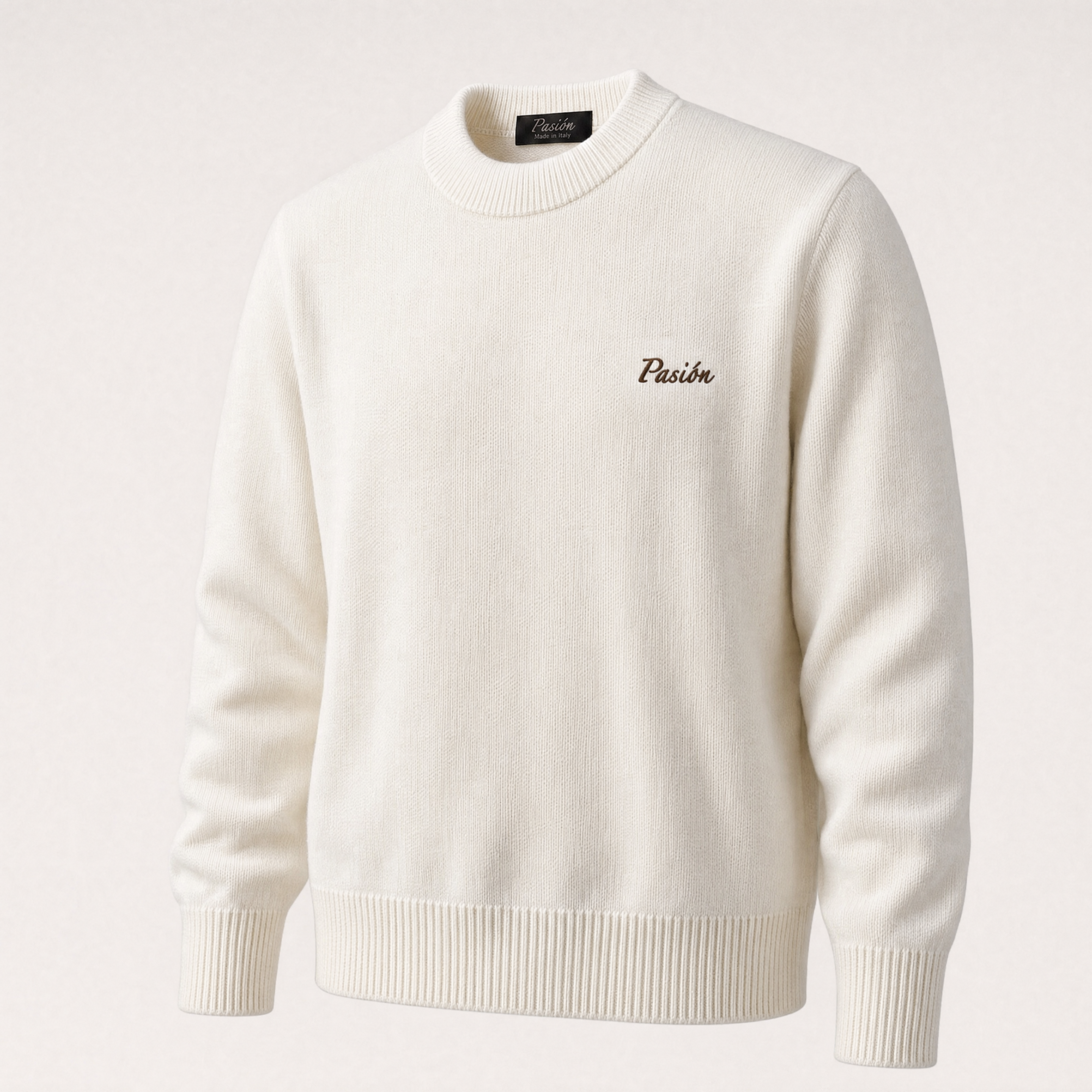 Pasión "Arena" – Essential Merino Blend Sweater