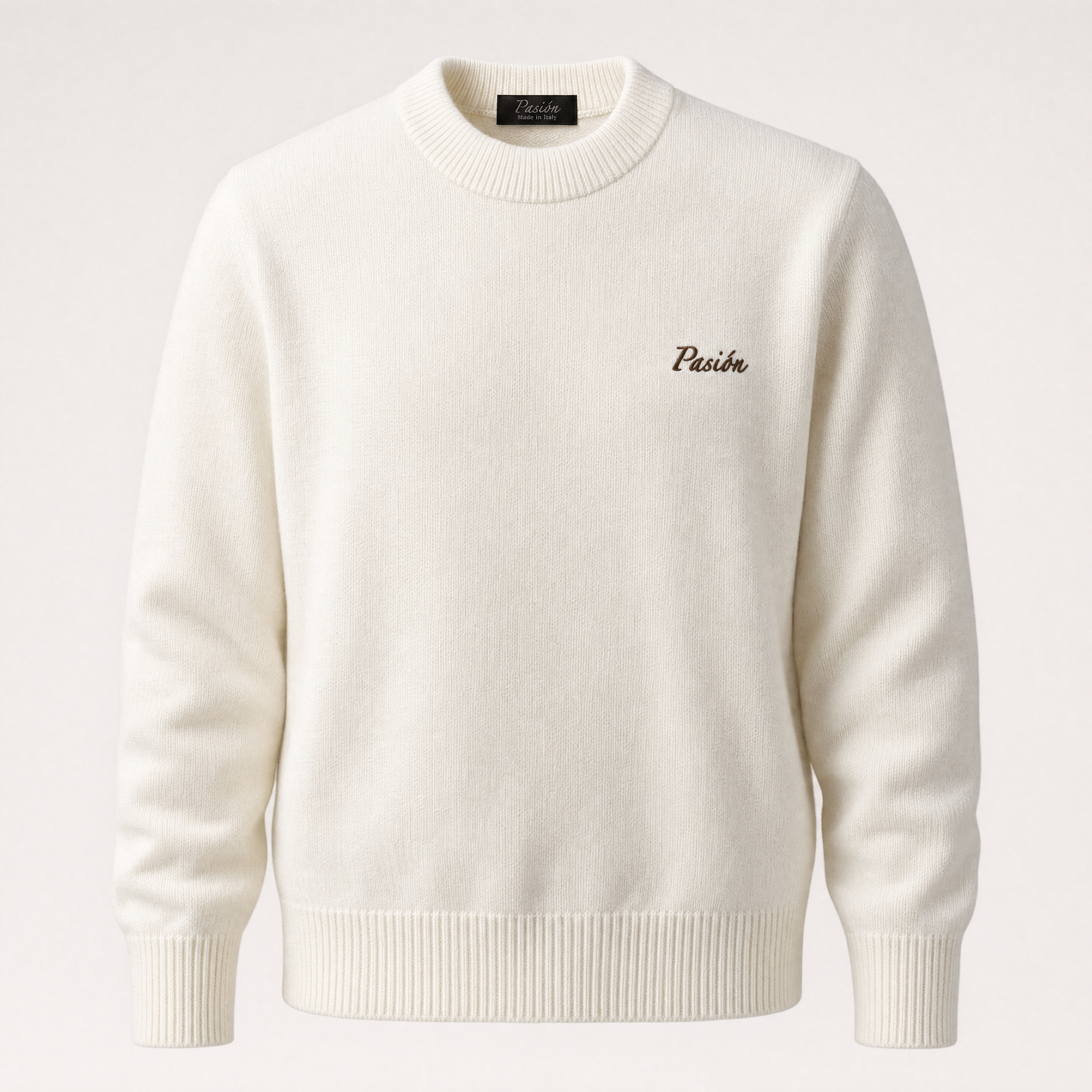 Pasión "Arena" – Essential Merino Blend Sweater