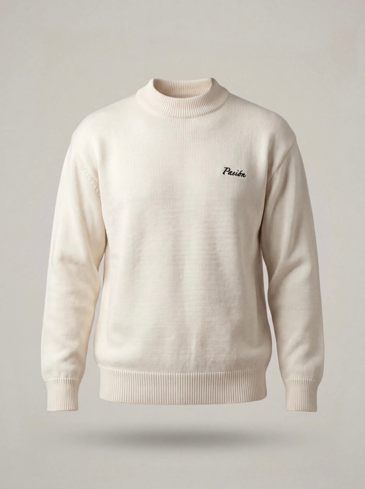 Pasión "Arena" – Essential Merino Blend Sweater