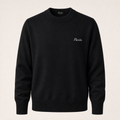 Pasión Onice – Schwarzer Italian Merino Blend Sweater, Quiet Luxury Essentials