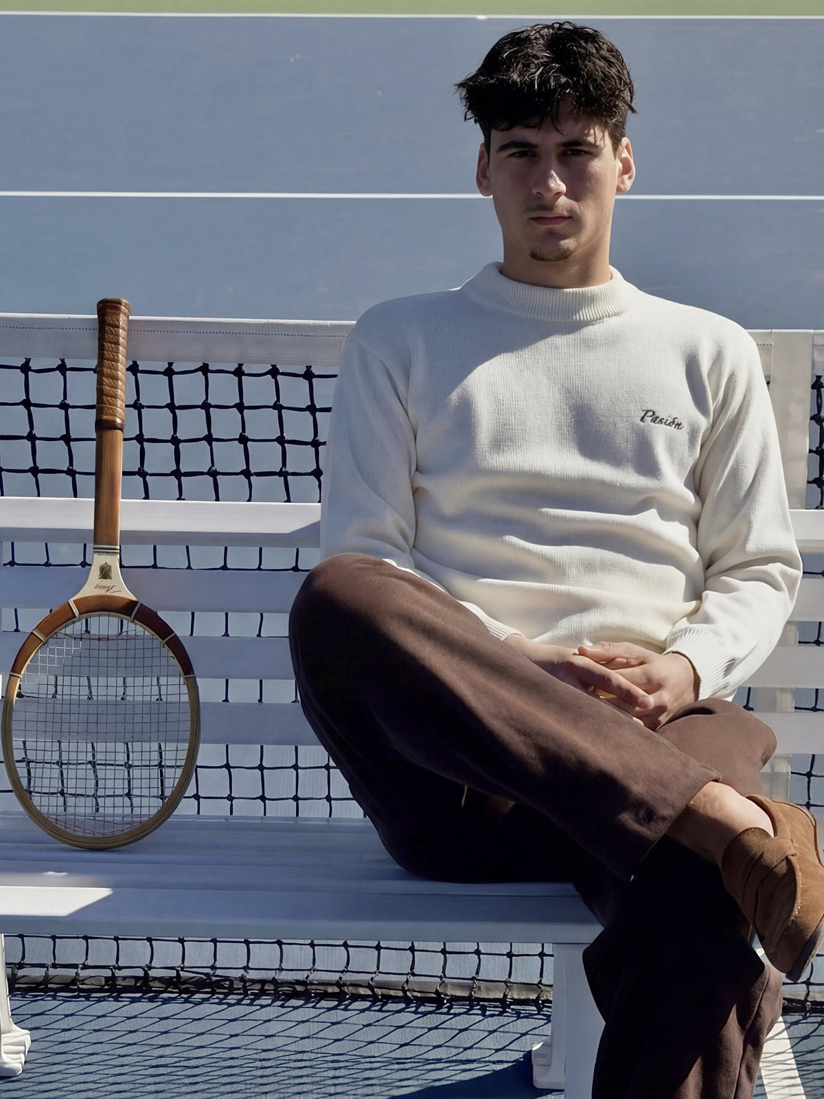 Pasión "Arena" – Essential Merino Blend Sweater